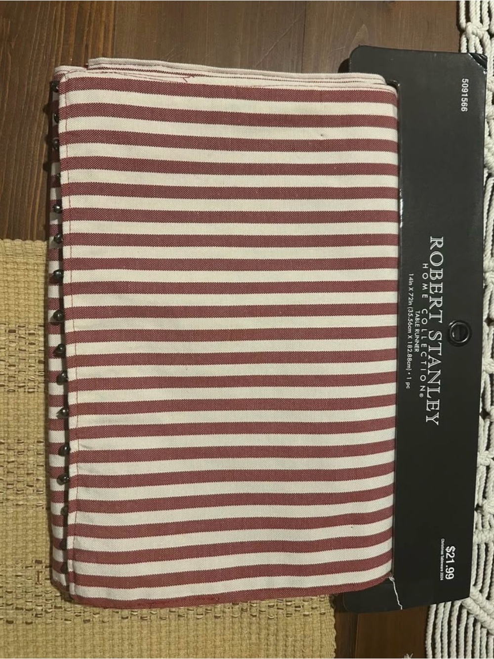 Christmas Table Runner with Bells